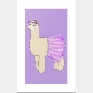 Ballerina Alpaca with Tutu Digital Art | illusima Posters and Art